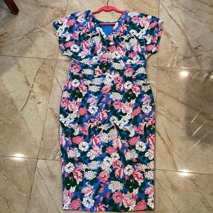 Worn once beautiful summer dress with flowers